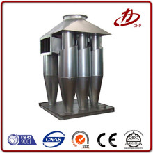 Dust collection ceramic multicyclone